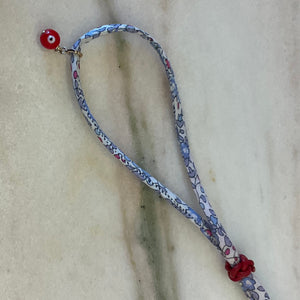 Red Eye flower adjustable bracelet 