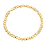Load image into Gallery viewer, gold filled bead stretch bracelet 
