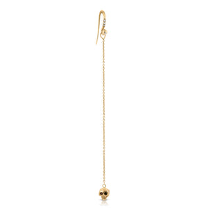 SKULL CHAIN EARRING