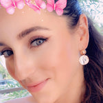 Load image into Gallery viewer, Gold coin drop heirloom earrings - Boussidan Joaillerie
